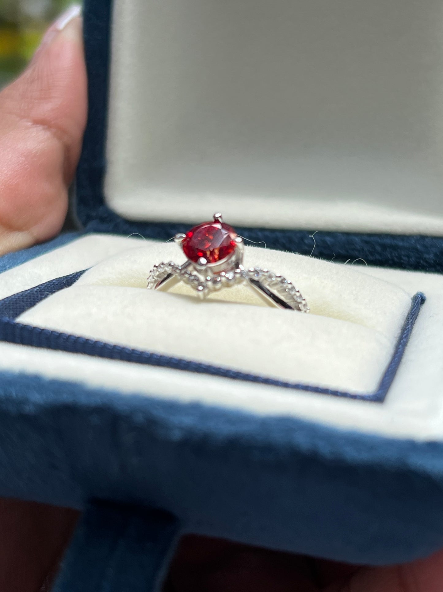 Elaine Ring Moissanite