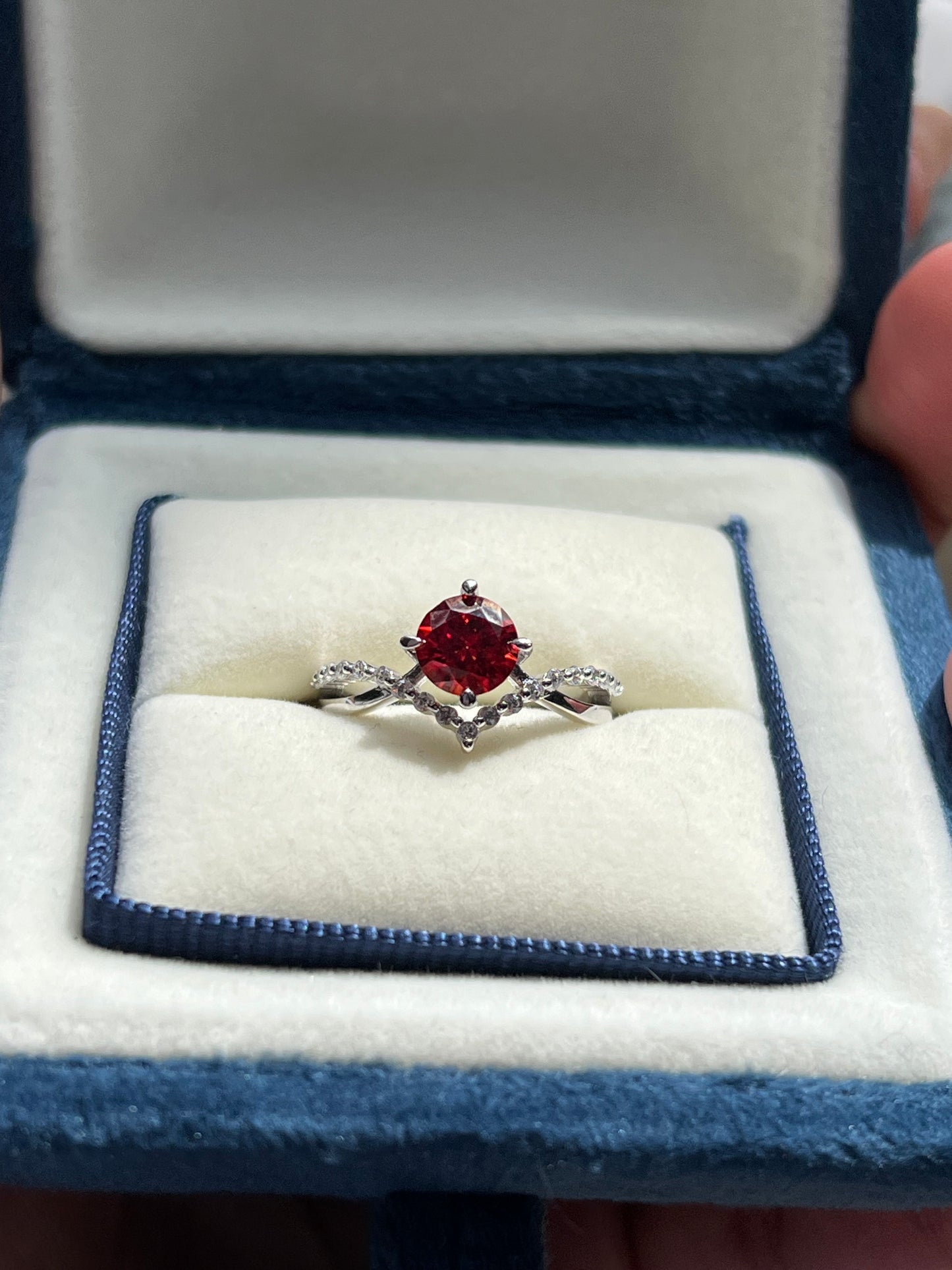 Elaine Ring Moissanite