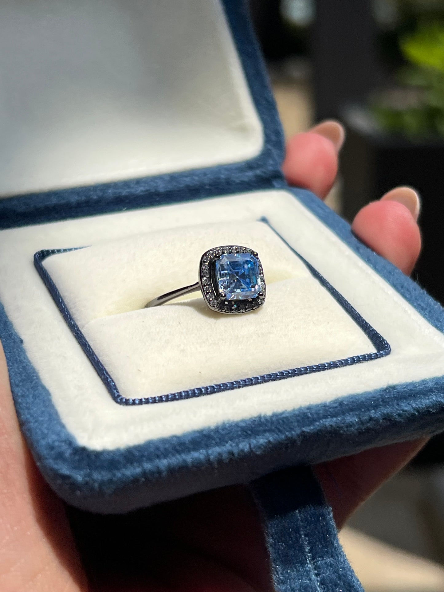 Emery Ring Moissanite