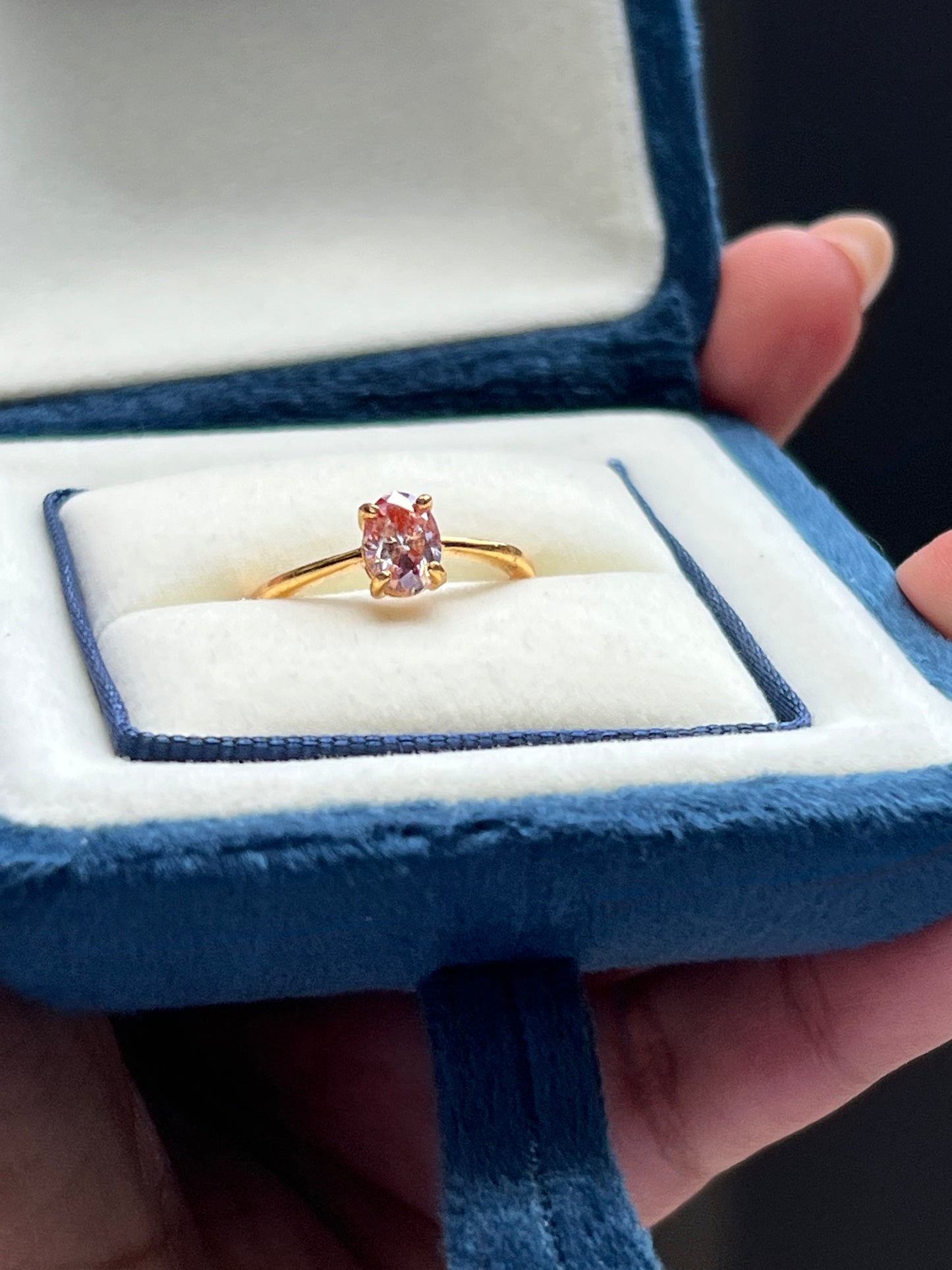 Remmi Ring Lab Sapphire