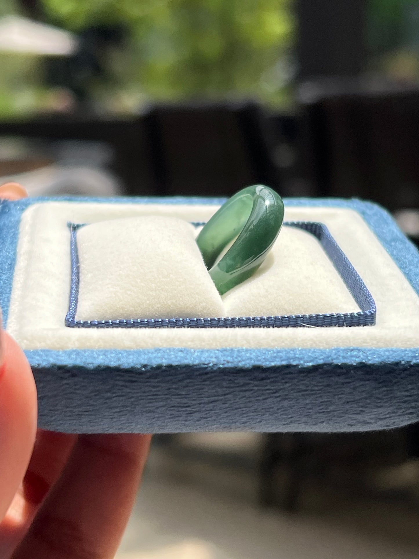 Evergreen Jadeite Ring