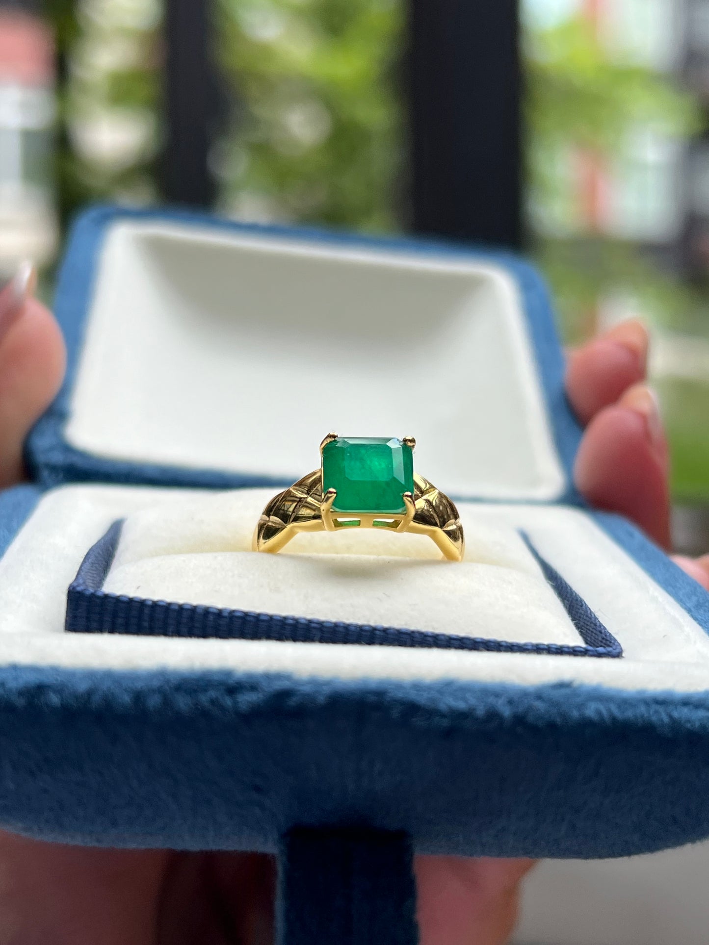 Bethany Ring Lab Emerald