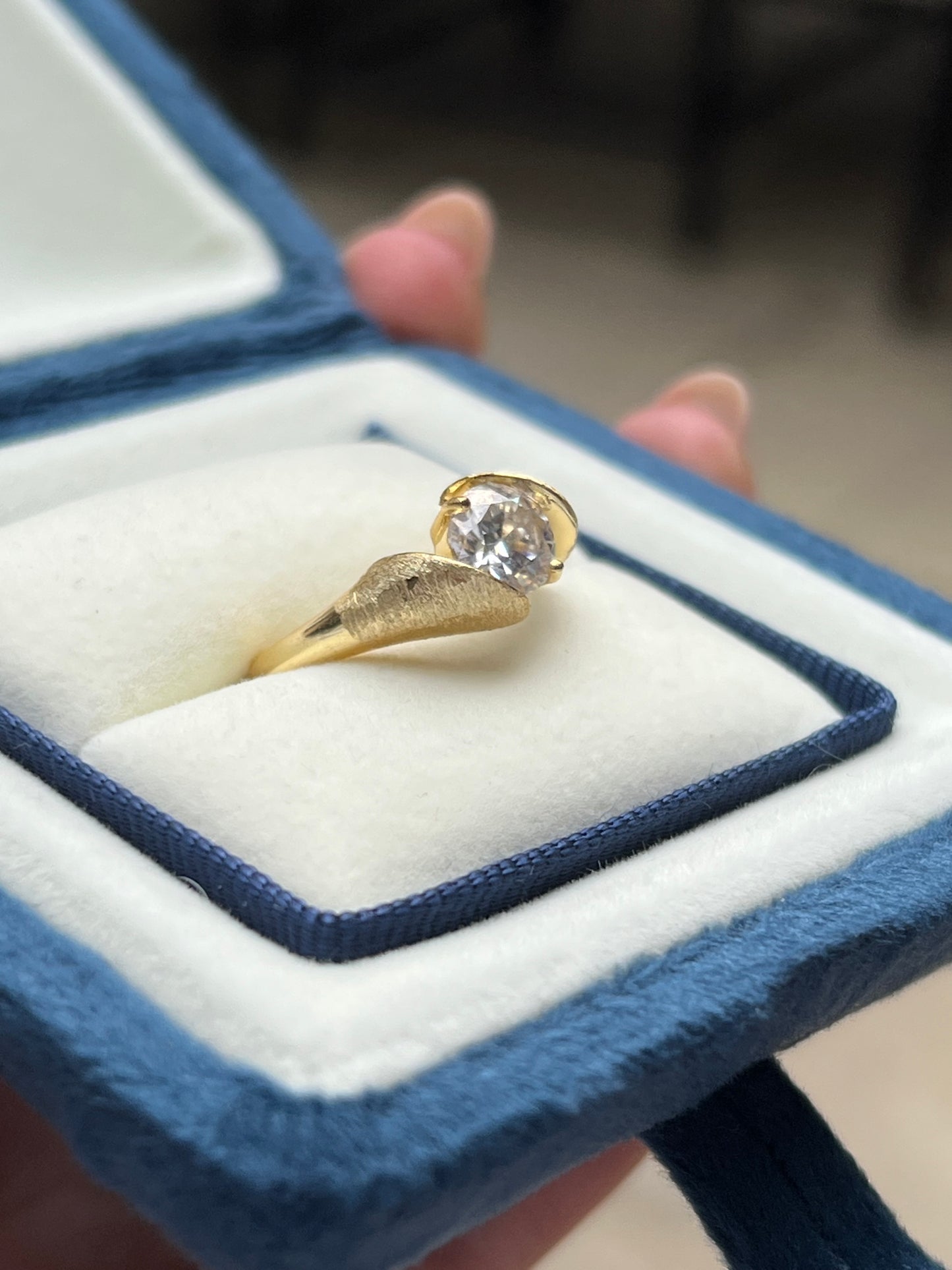 Terry Ring Moissanite