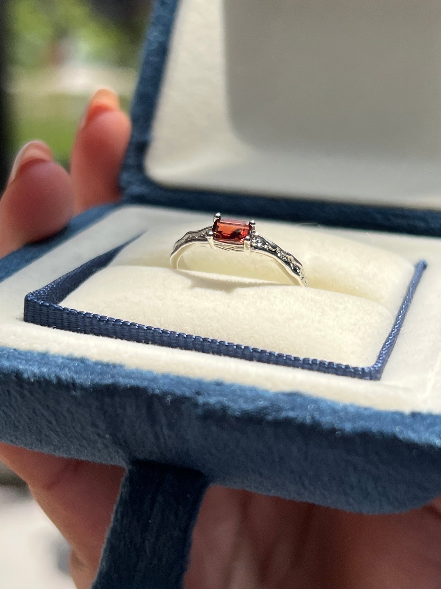 Brynn Ring Garnet