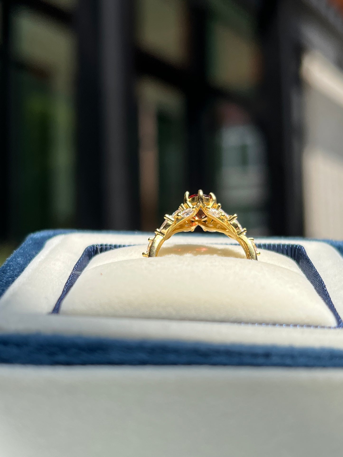 Gabby Ring Garnet