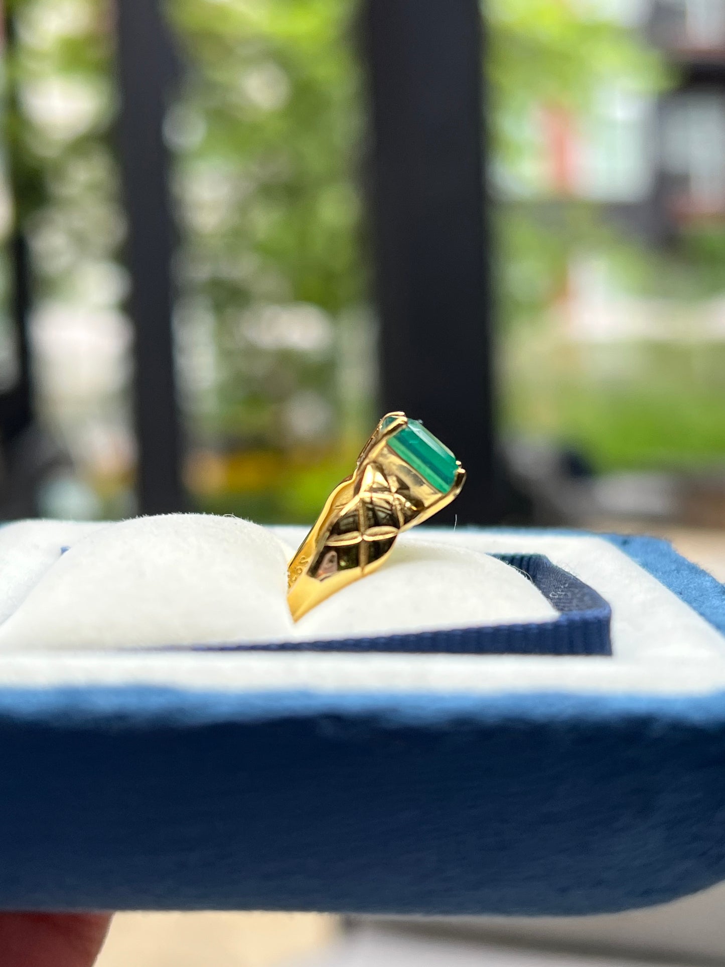 Bethany Ring Lab Emerald
