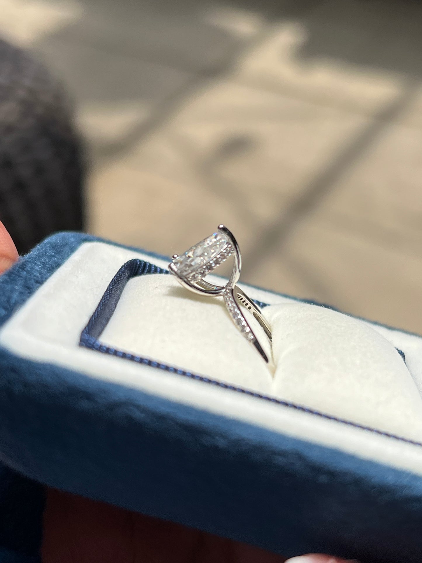 Beth Ring Moissanite
