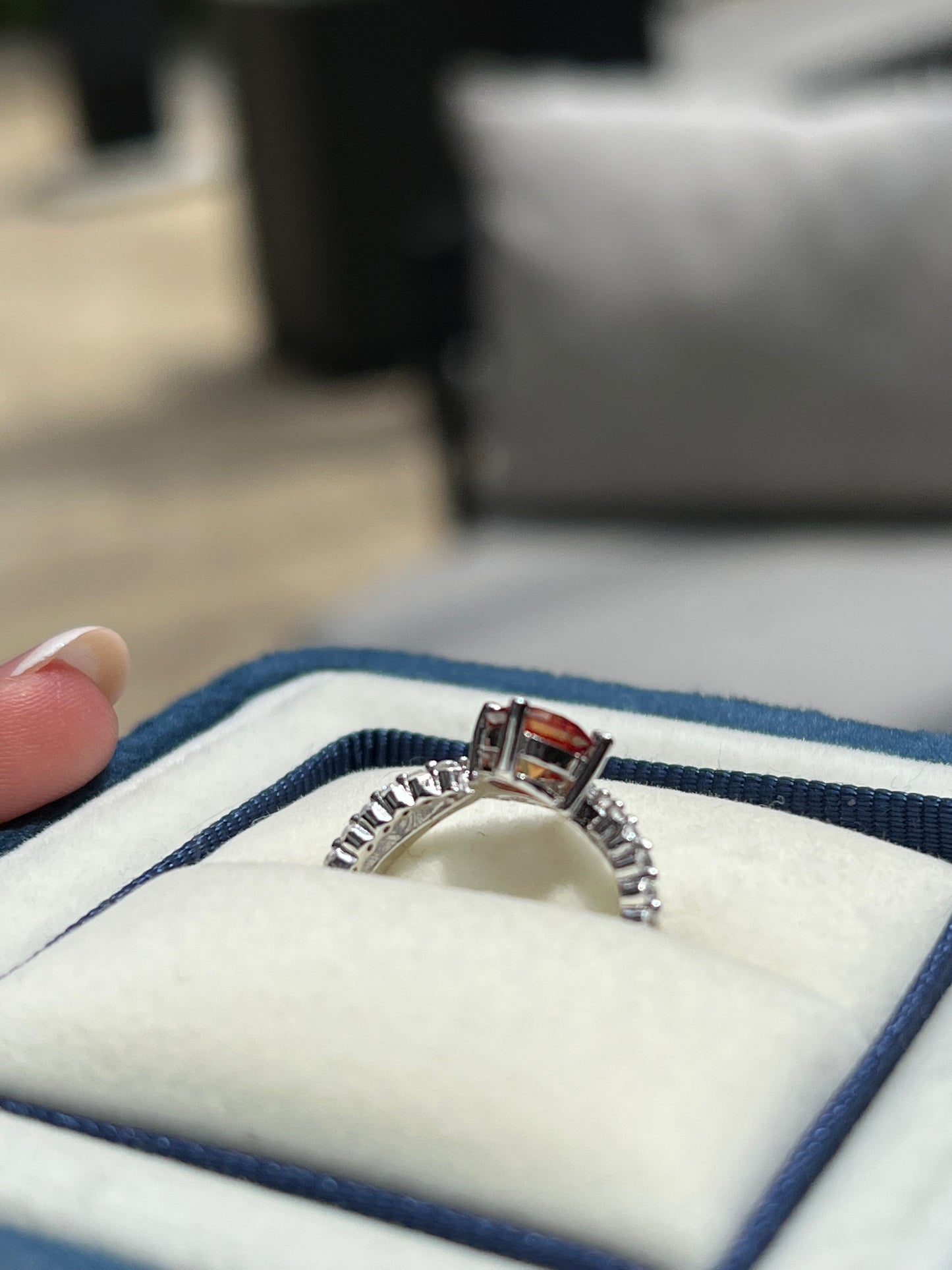 Elaine Ring Moissanite
