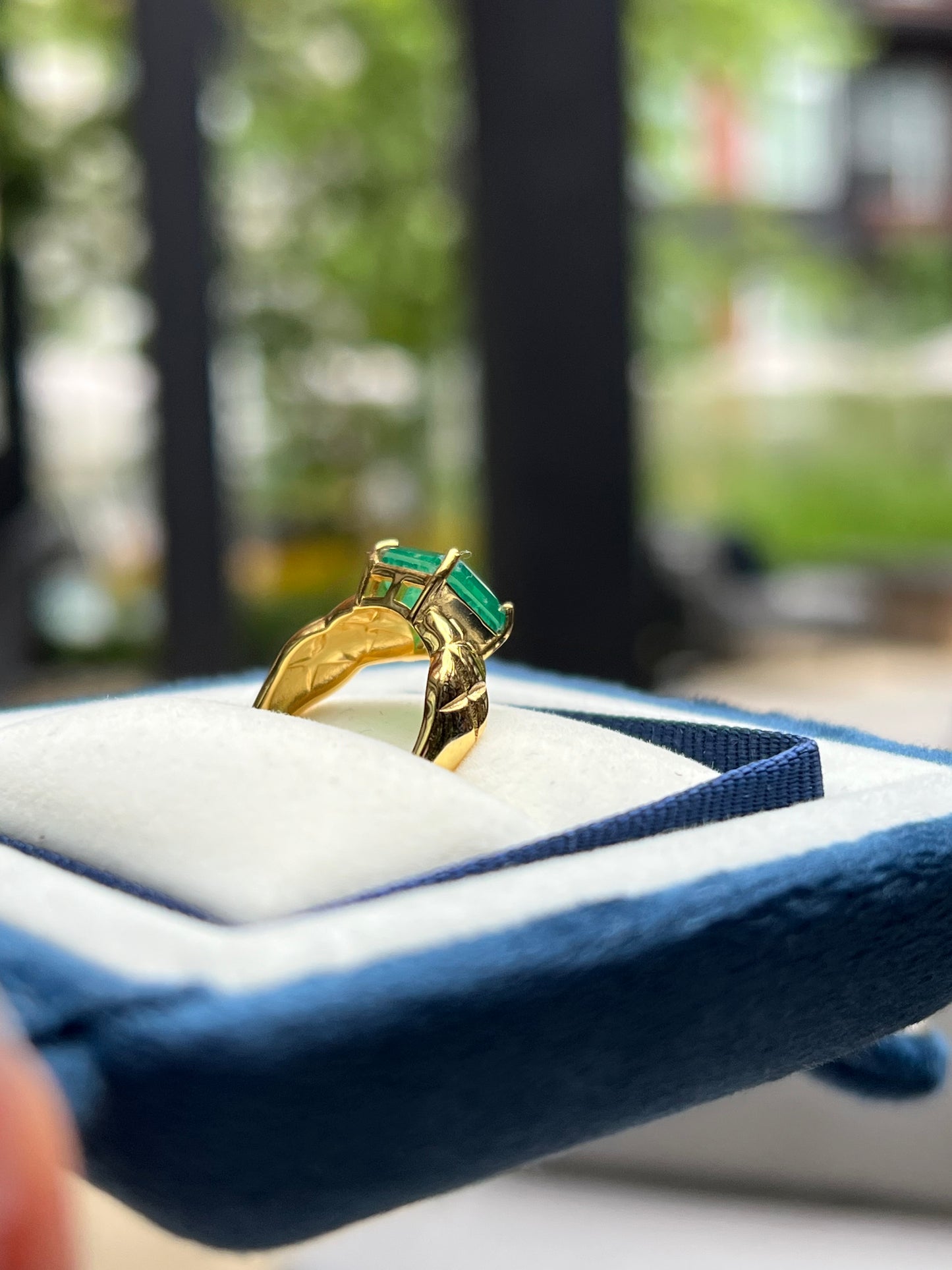 Bethany Ring Lab Emerald