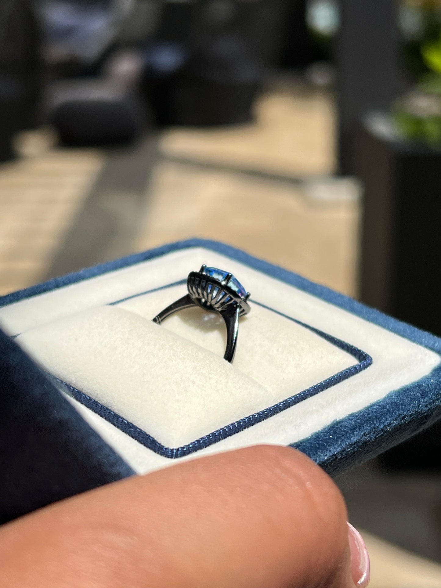 Emery Ring Moissanite