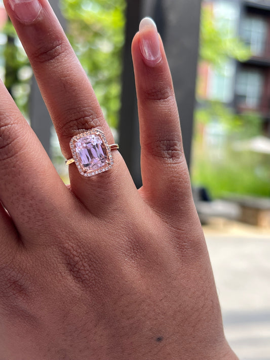 Lyra Ring Kunzite