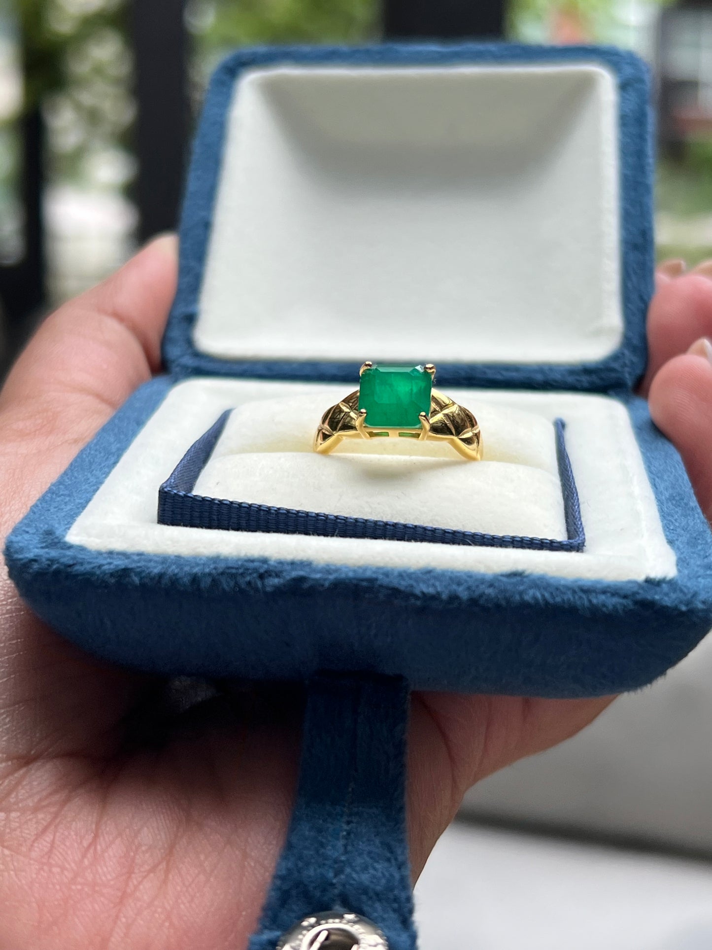 Bethany Ring Lab Emerald