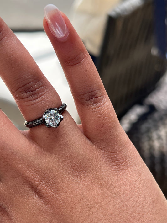 Brady Ring Moissanite
