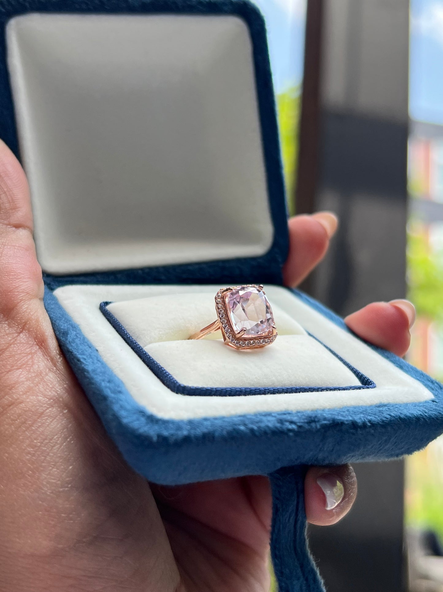 Lyra Ring Kunzite