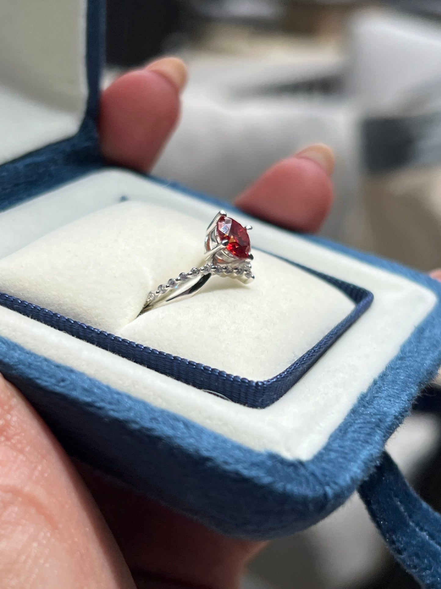 Elaine Ring Moissanite