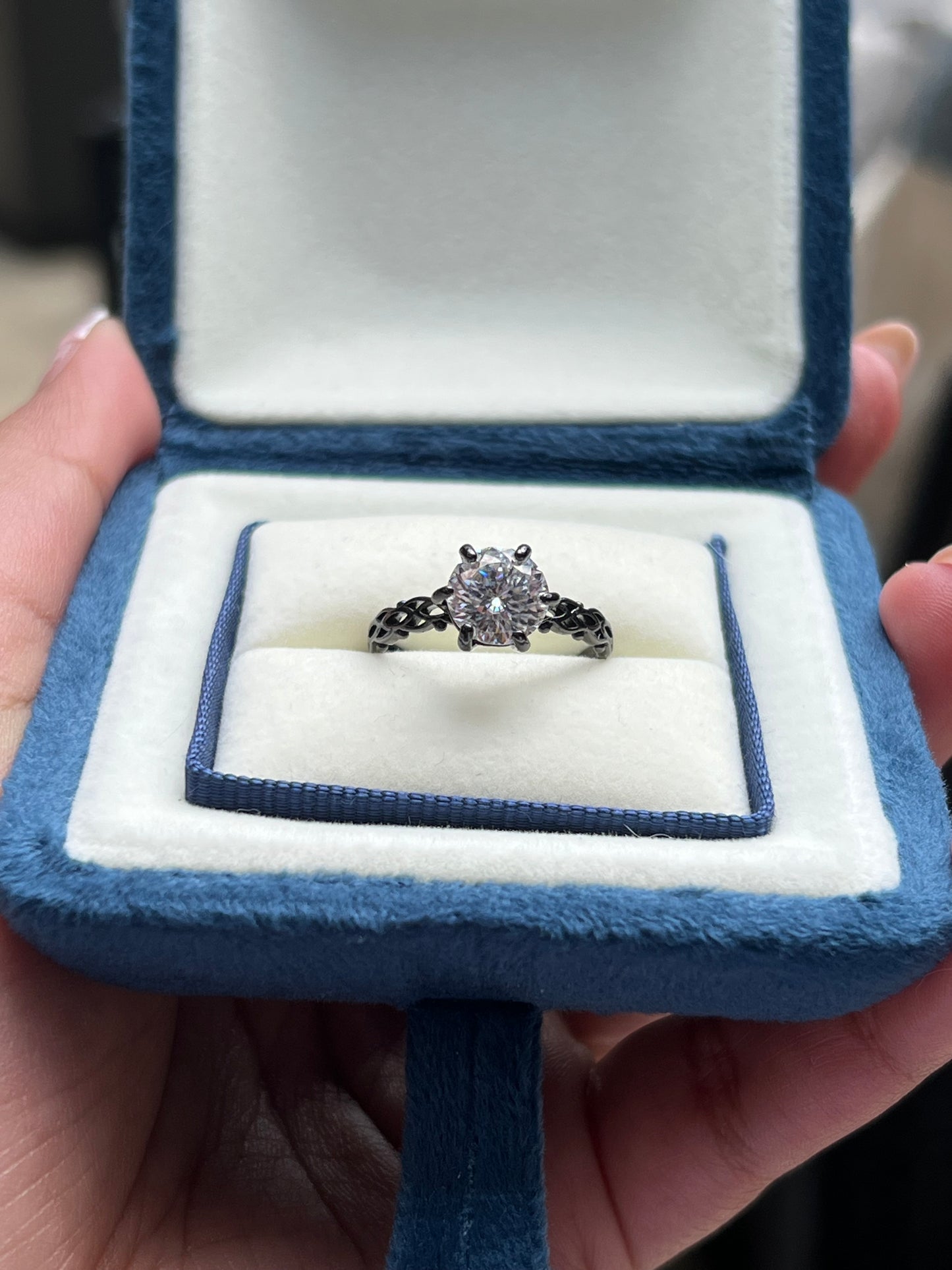 Trista Ring Moissanite