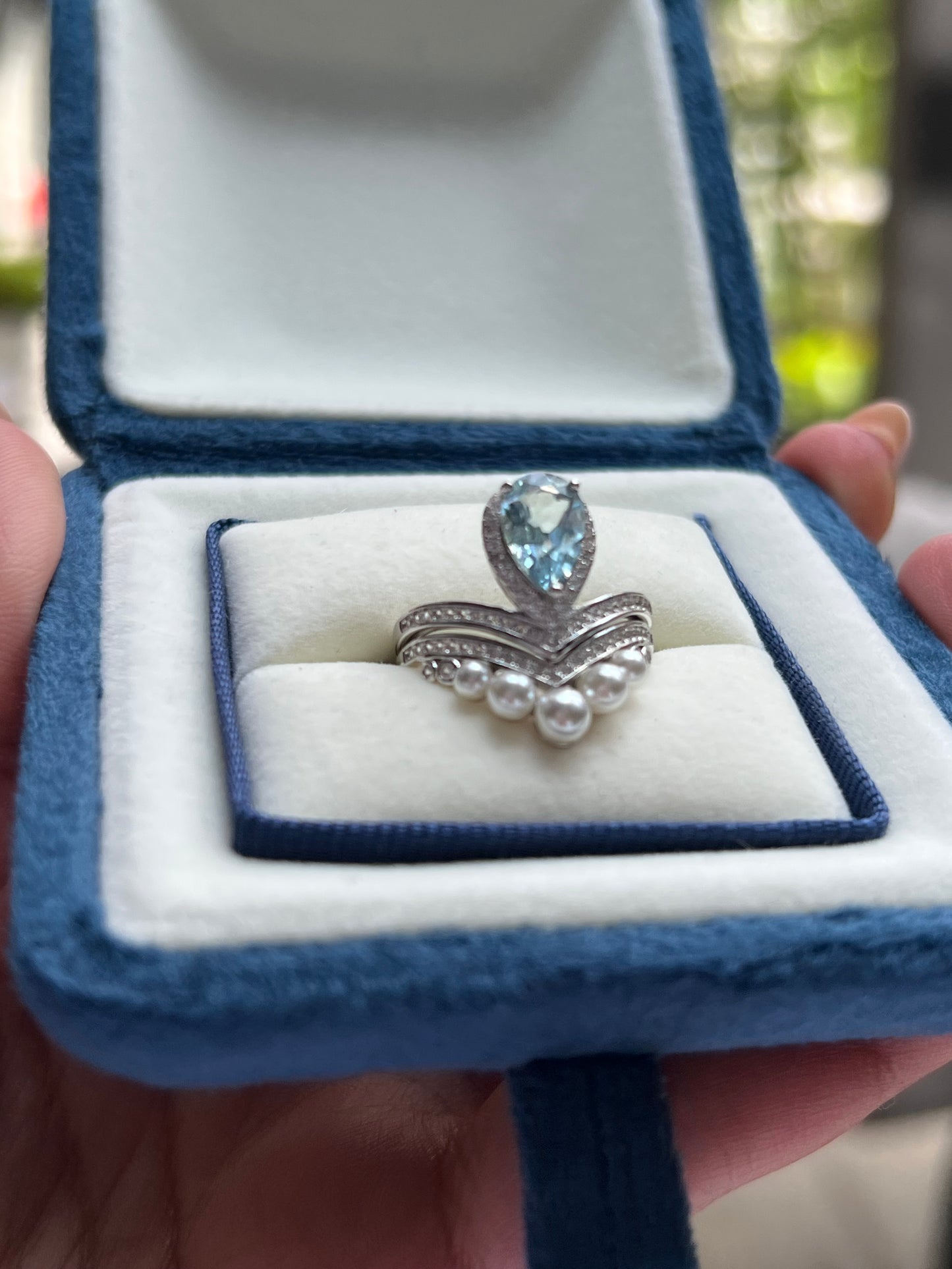 Aurora Ring Aquamarine