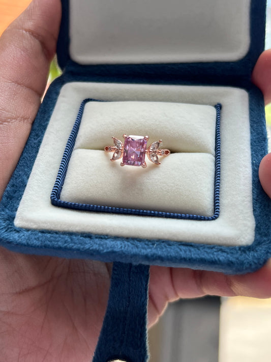 Sakura Ring Moissanite