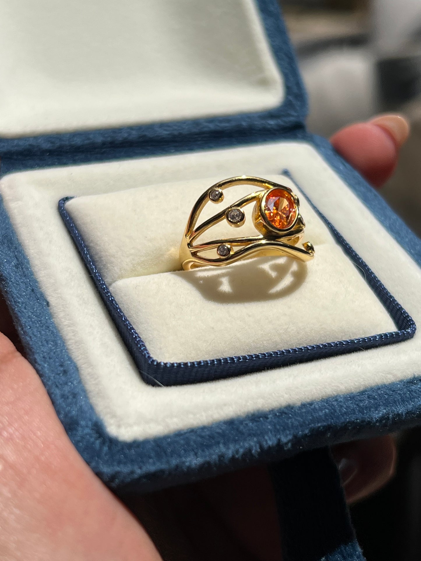 Lena Ring Moissanite