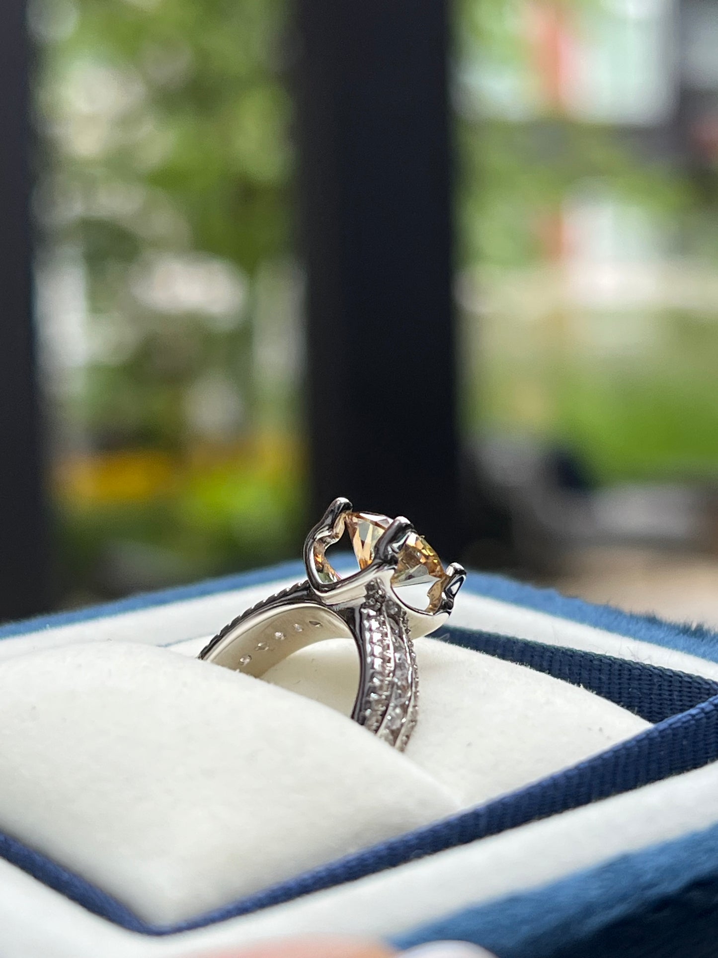 Chrissy Ring Moissanite