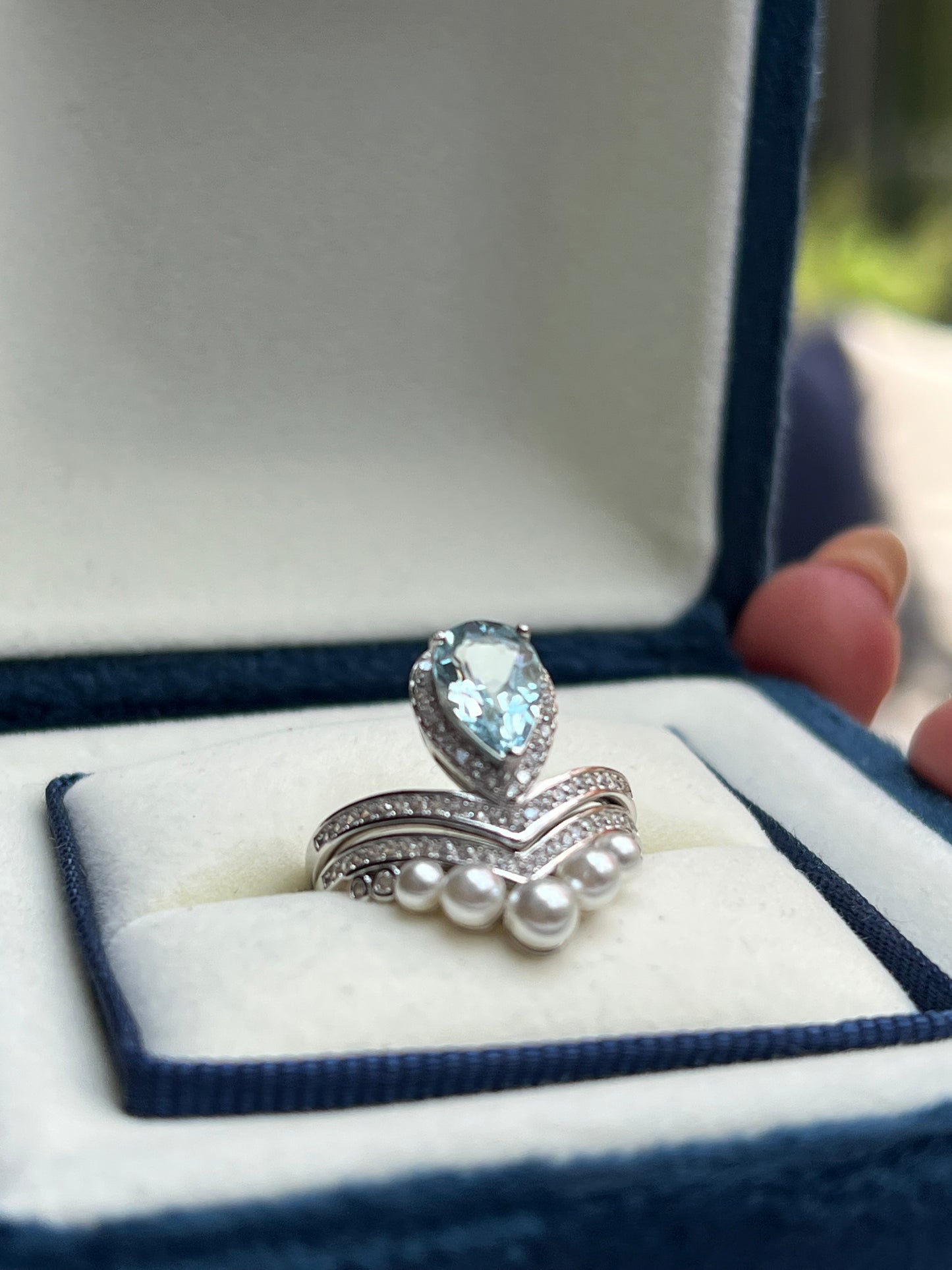 Aurora Ring Aquamarine