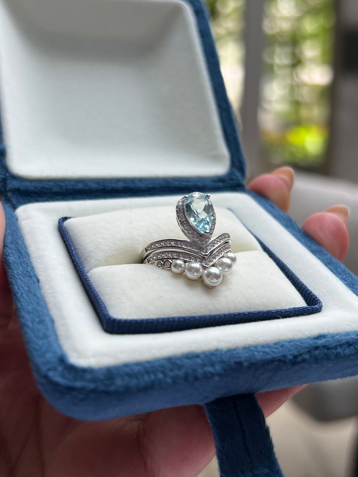 Aurora Ring Aquamarine