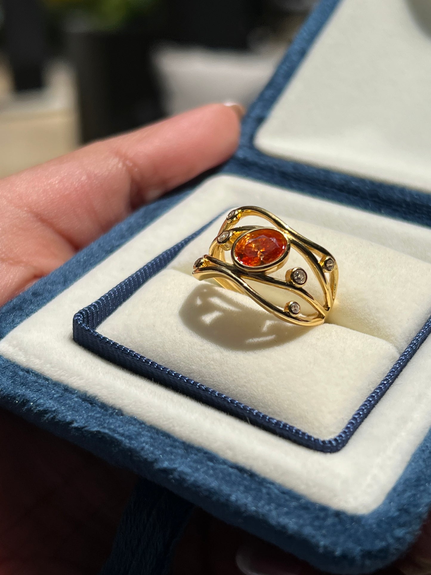 Lena Ring Moissanite