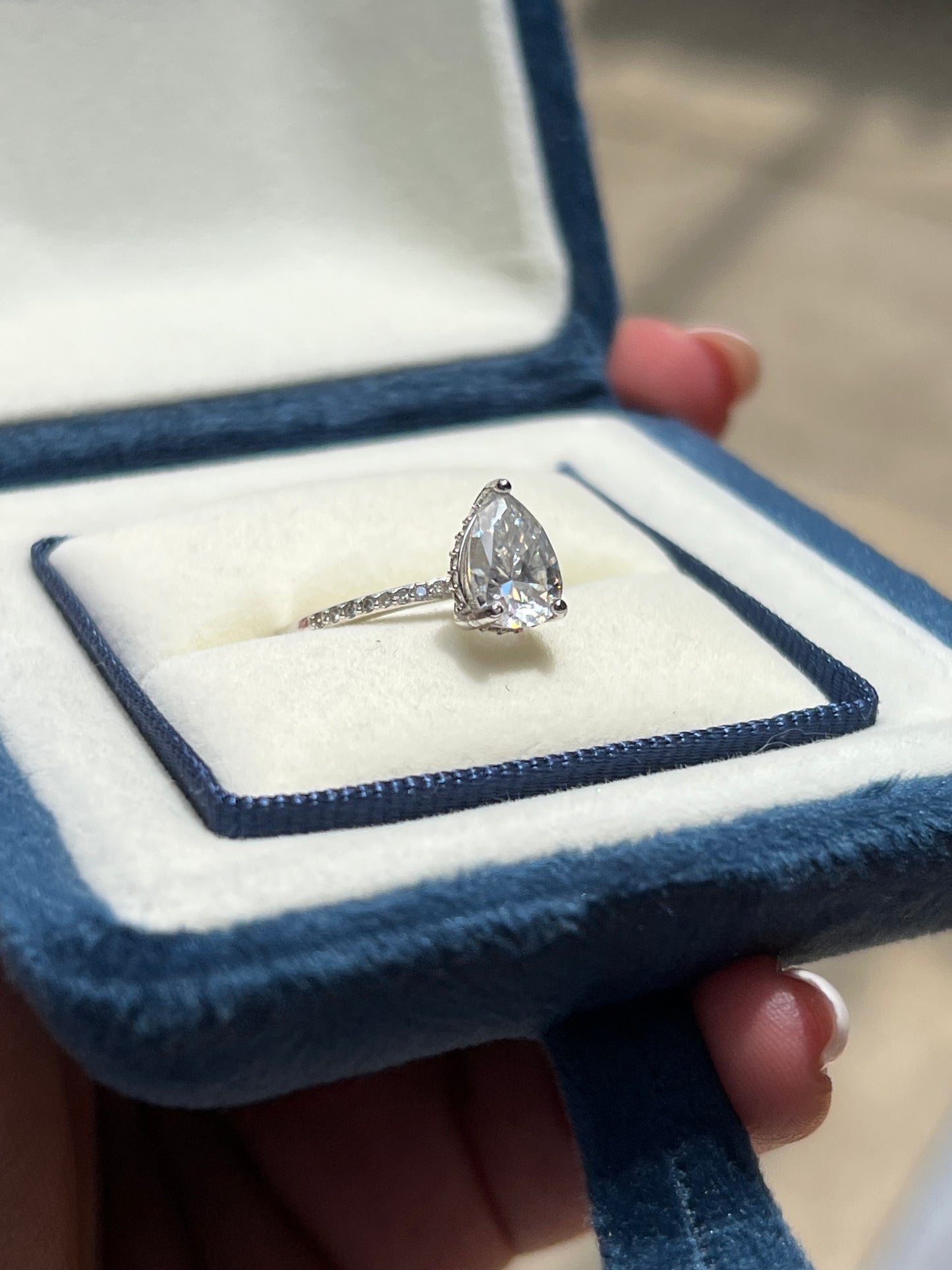 Beth Ring Moissanite
