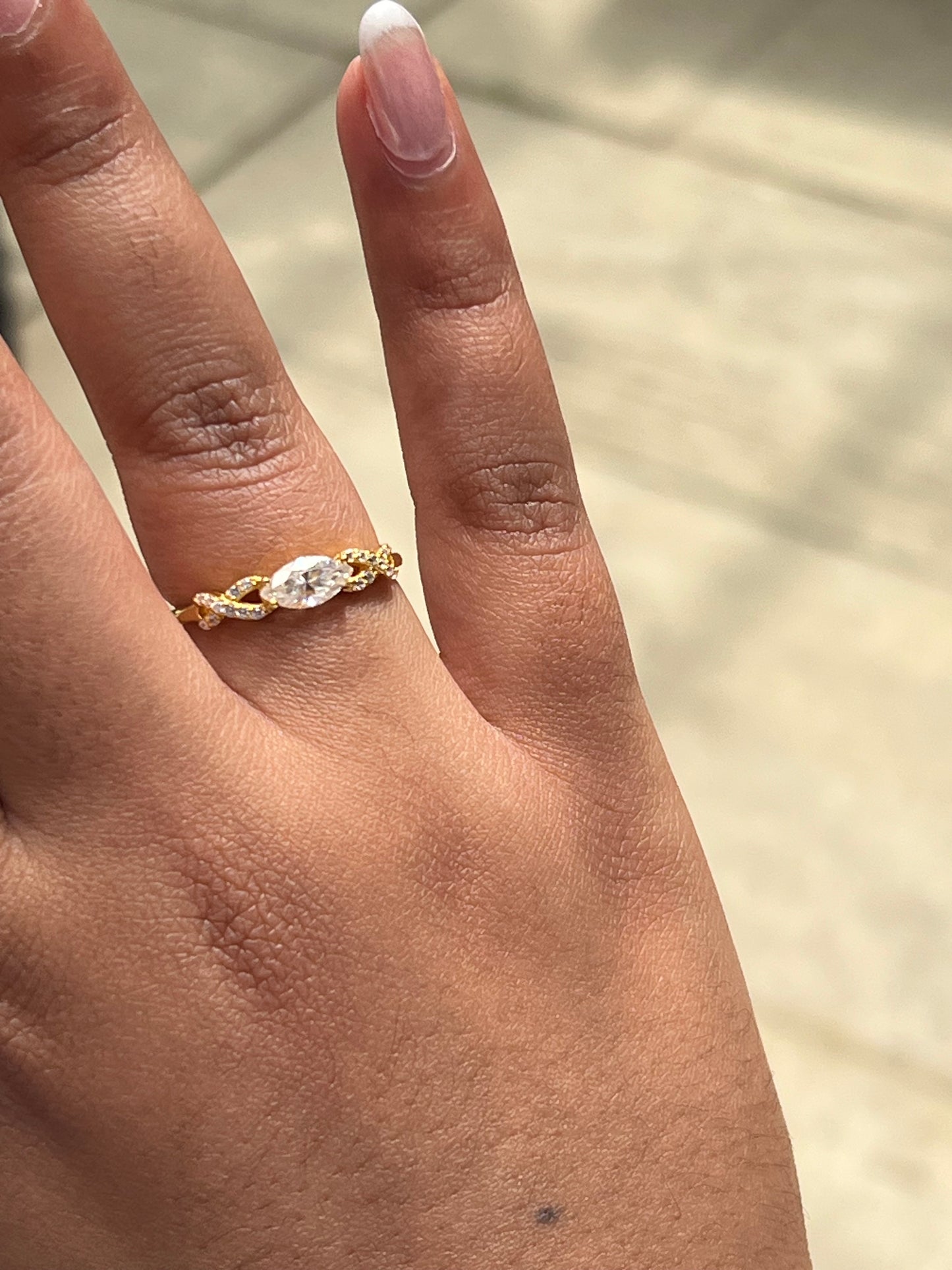 Tessa Ring Moissanite