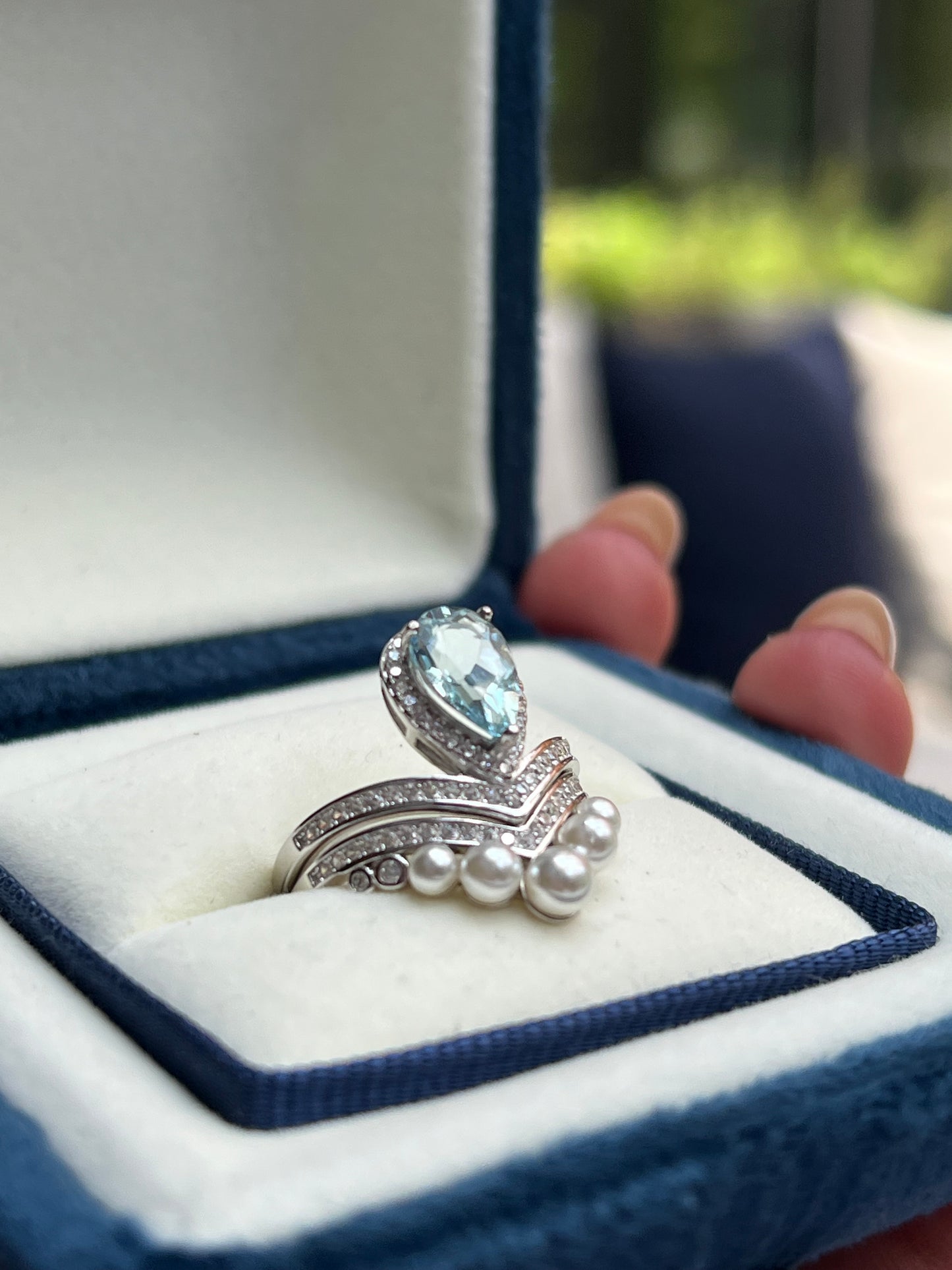 Aurora Ring Aquamarine