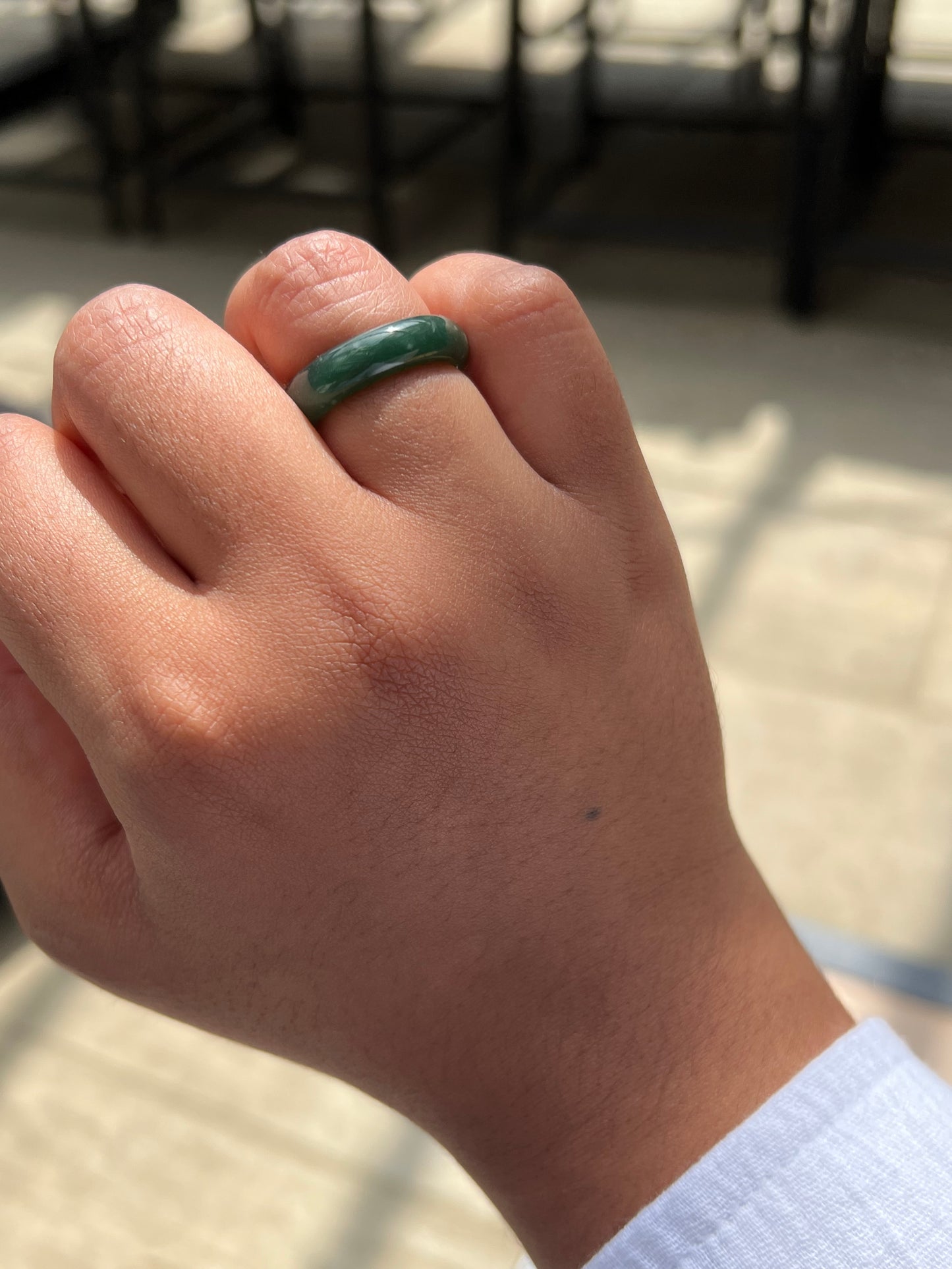 Evergreen Jadeite Ring