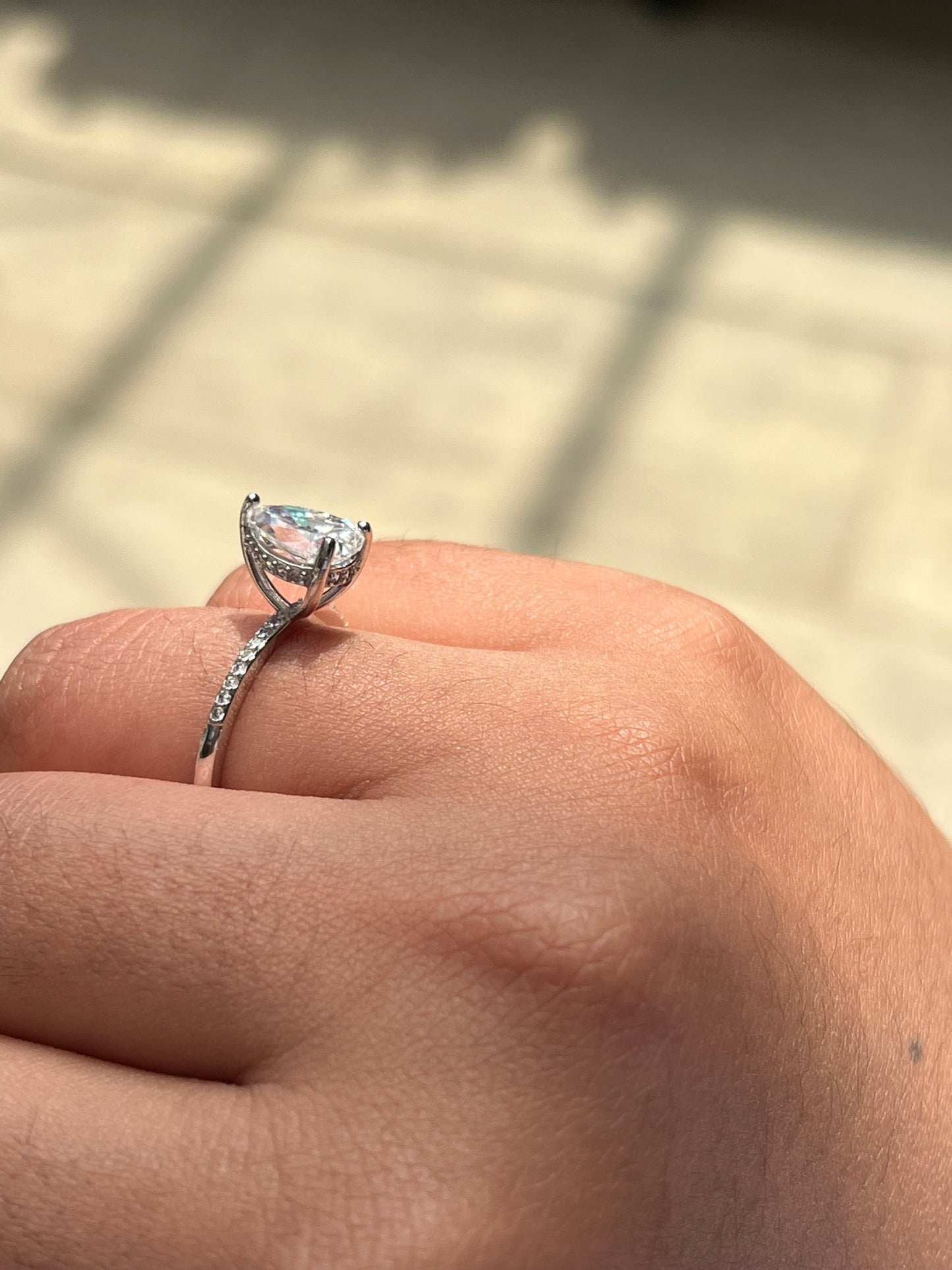 Beth Ring Moissanite