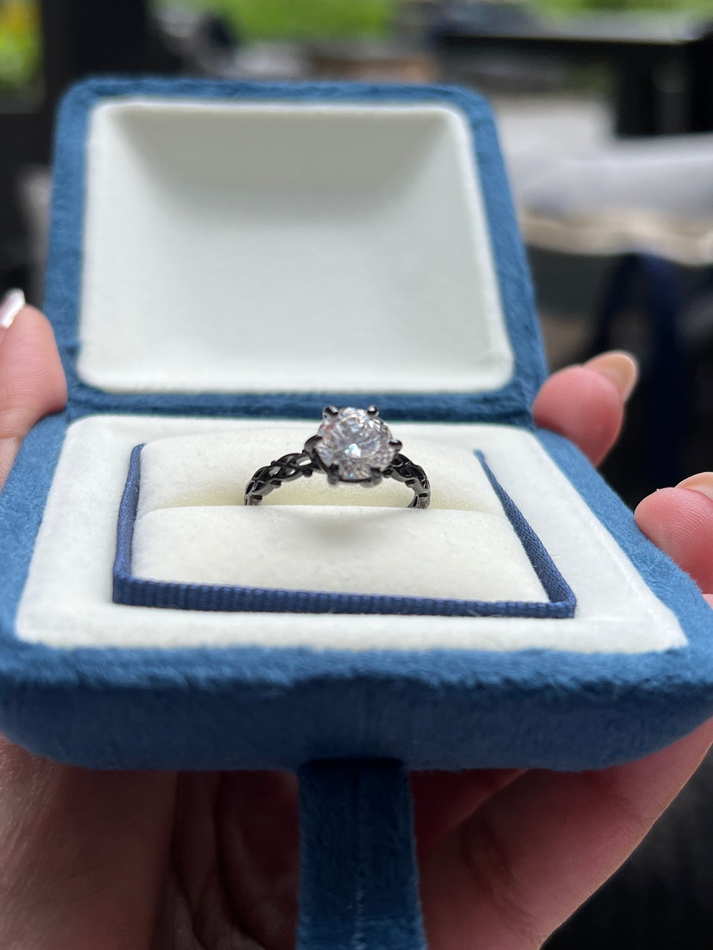 Trista Ring Moissanite