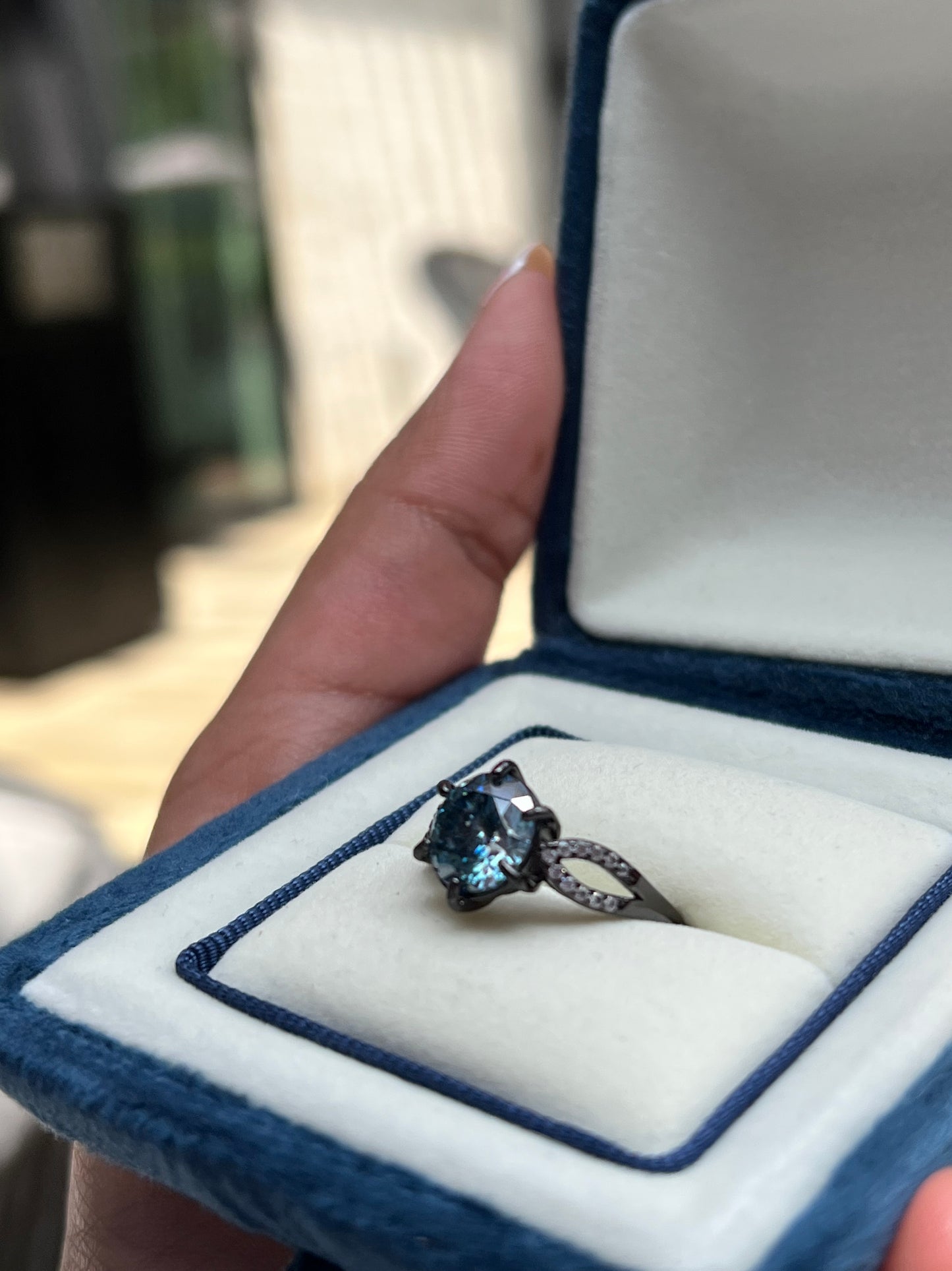 Addison Ring Moissanite