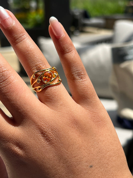 Lena Ring Moissanite