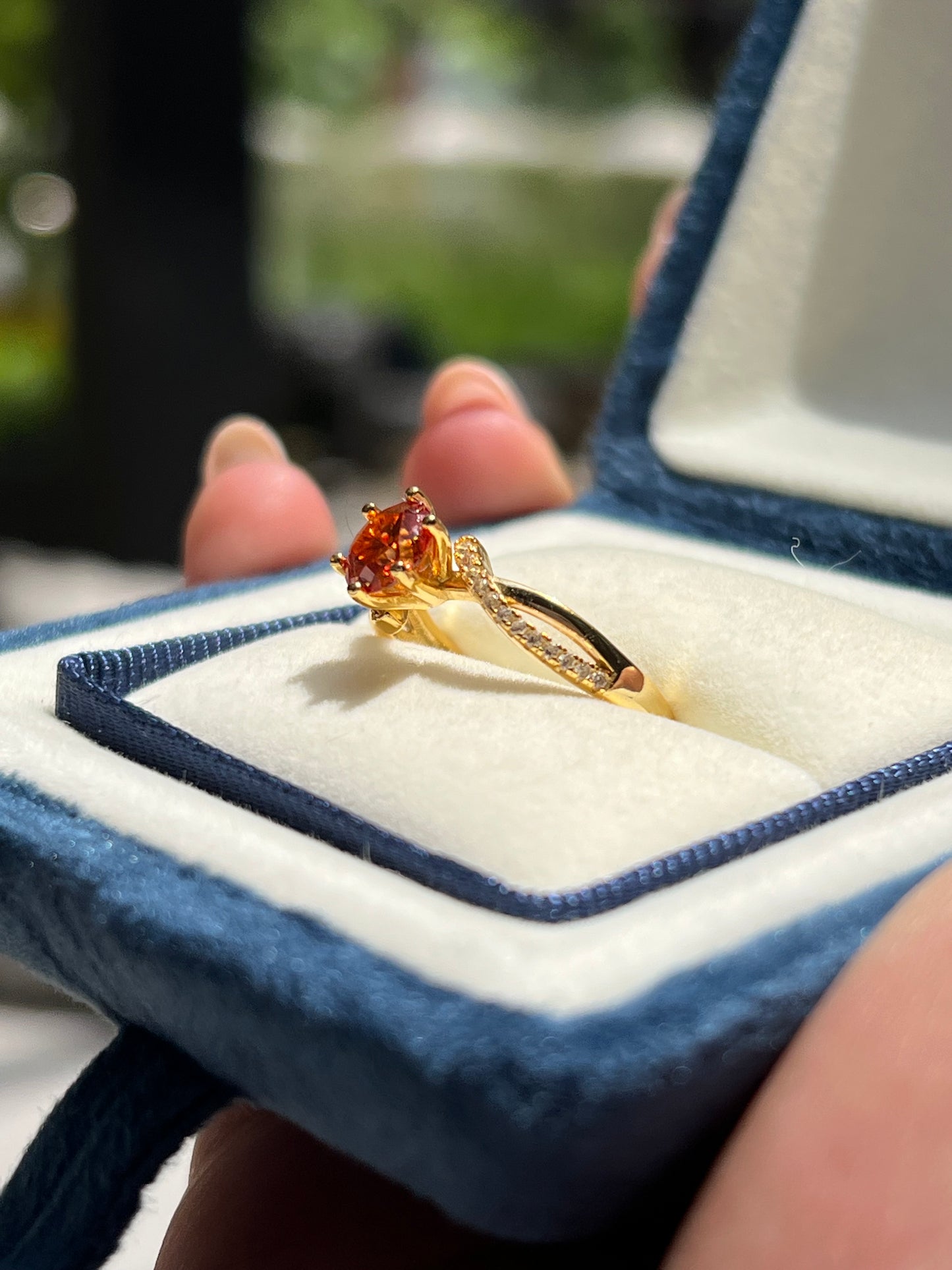 Angie Ring Moissanite