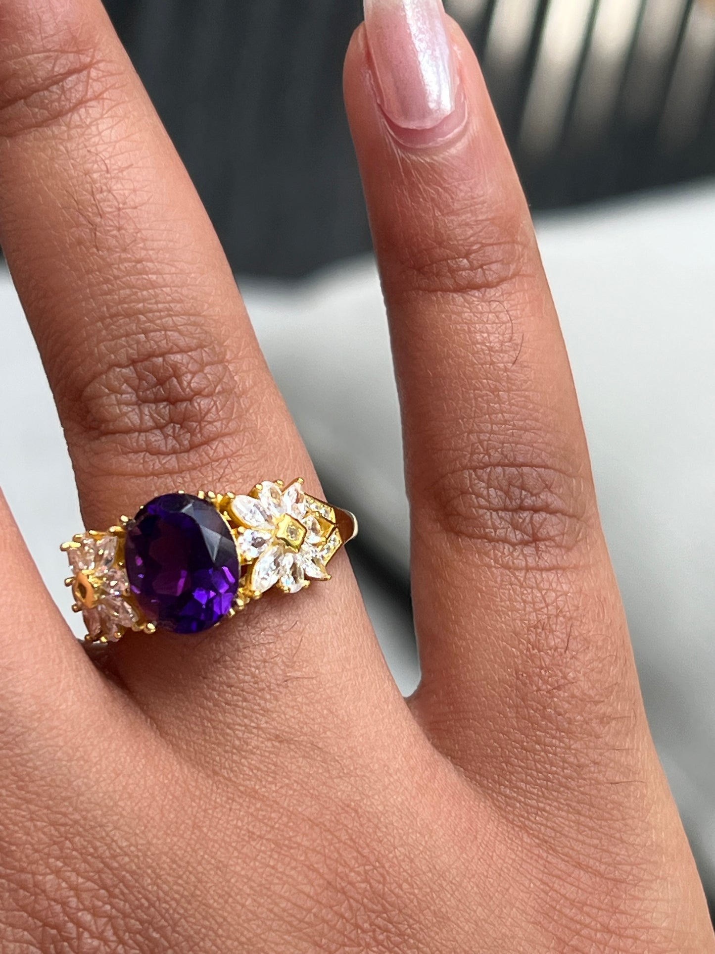 Amina Ring Amethyst
