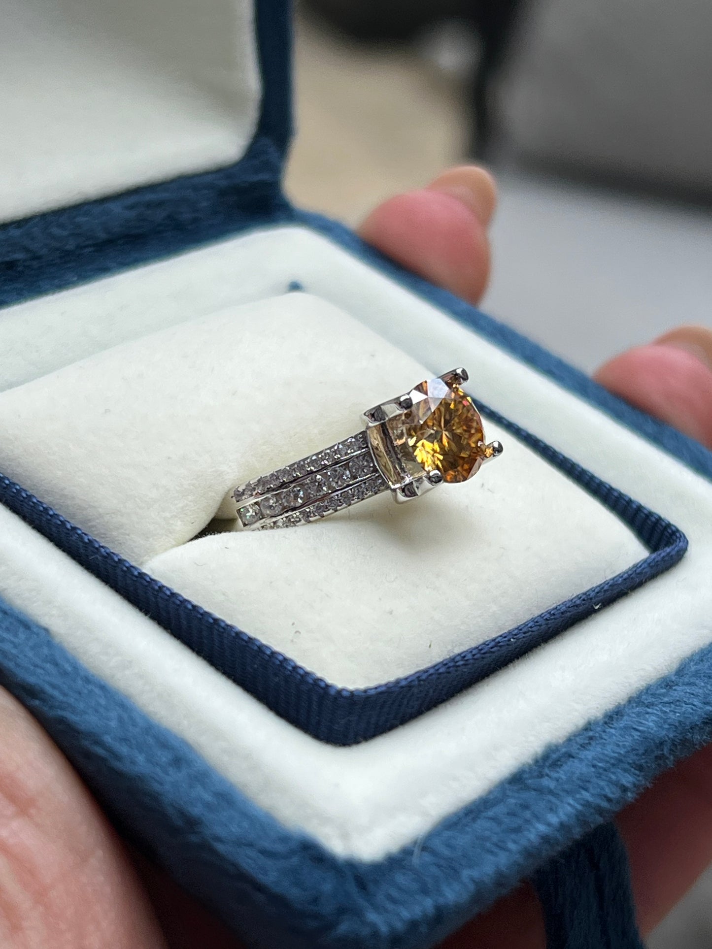 Chrissy Ring Moissanite