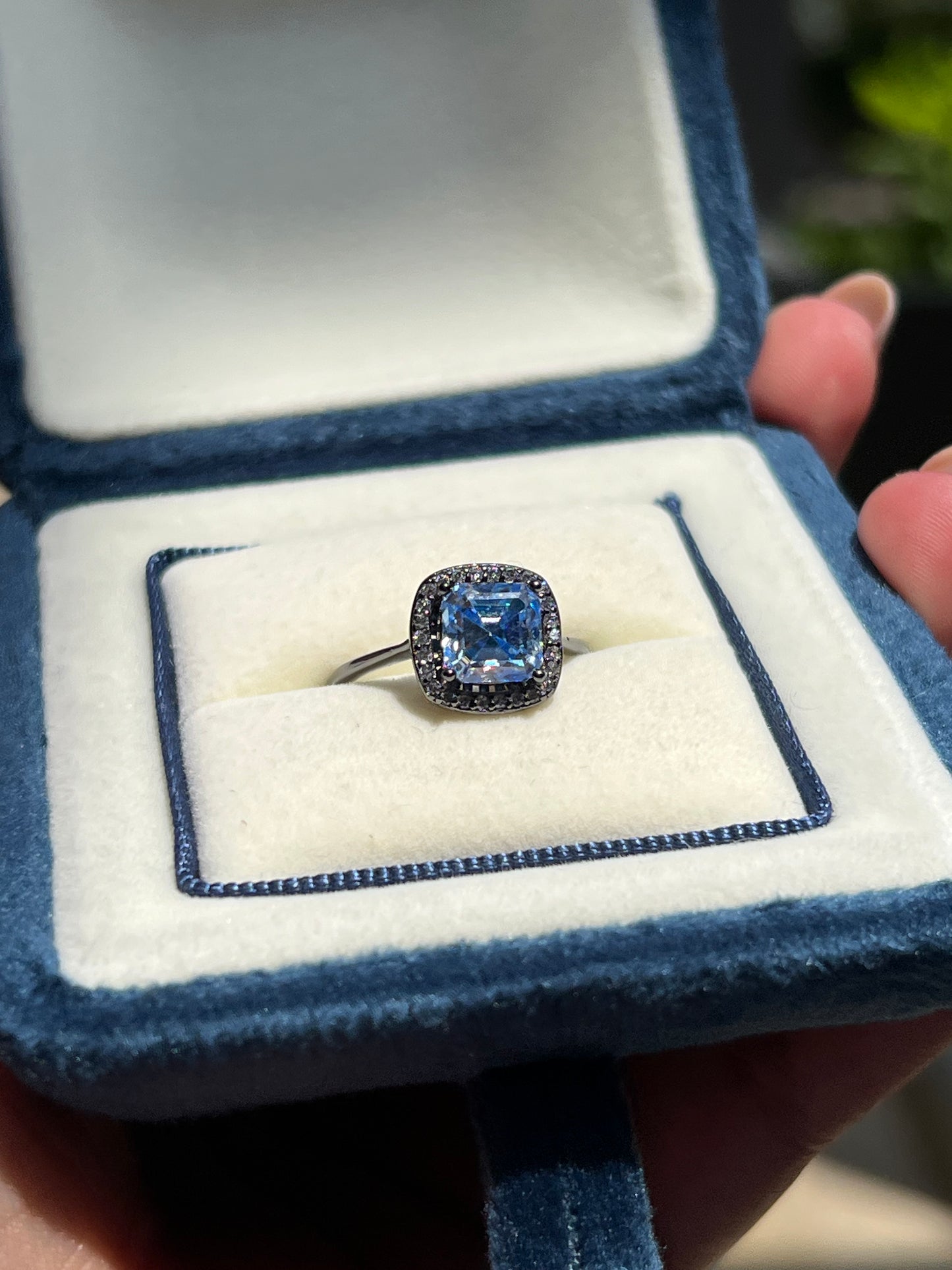 Emery Ring Moissanite
