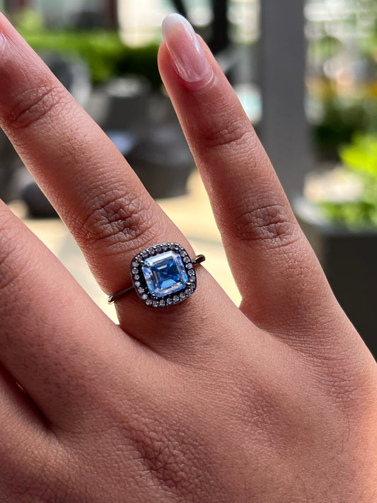 Emery Ring Moissanite