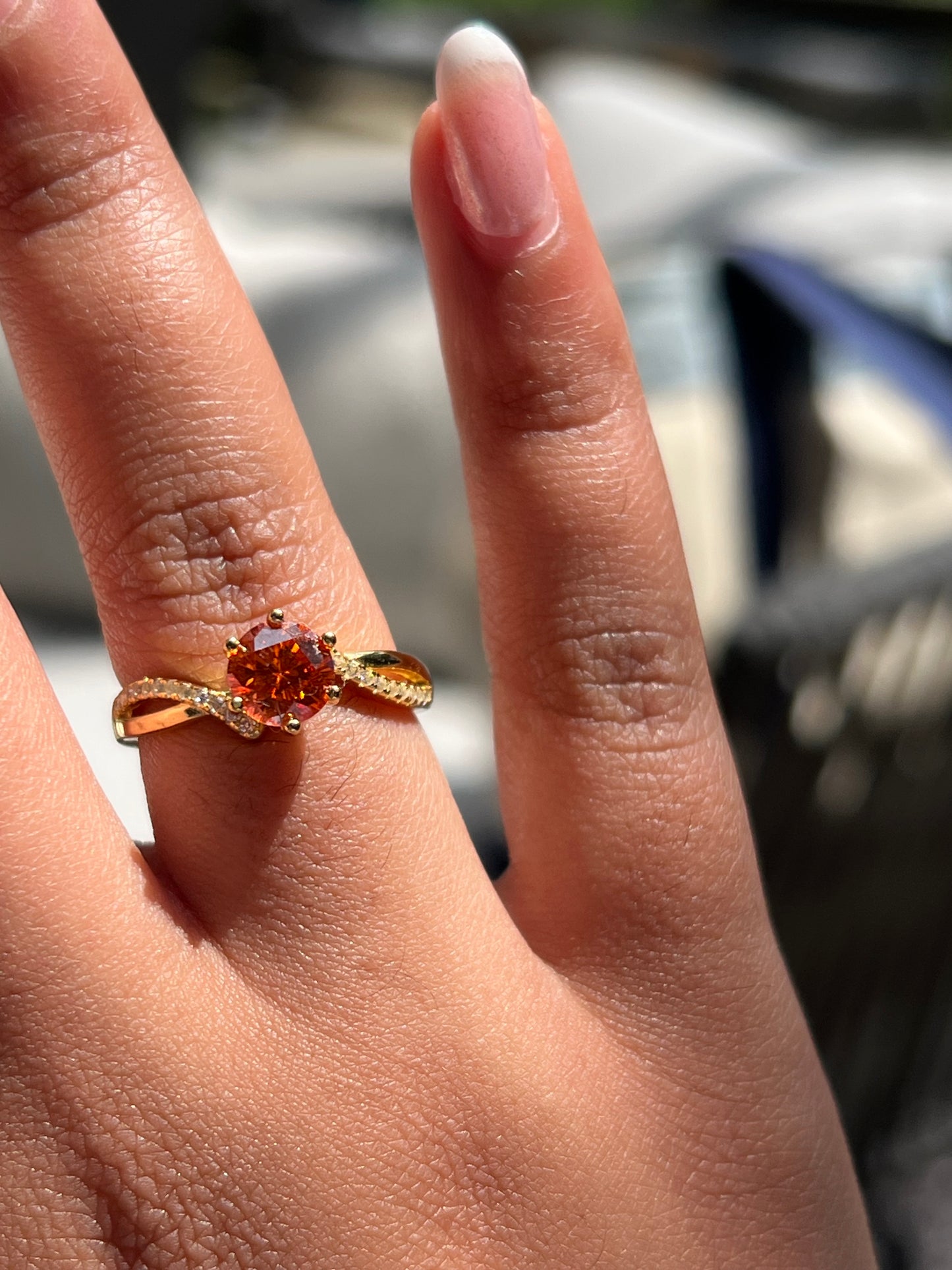 Angie Ring Moissanite
