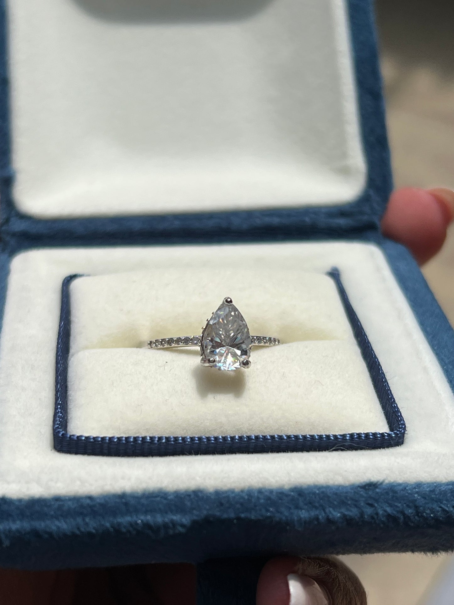 Beth Ring Moissanite