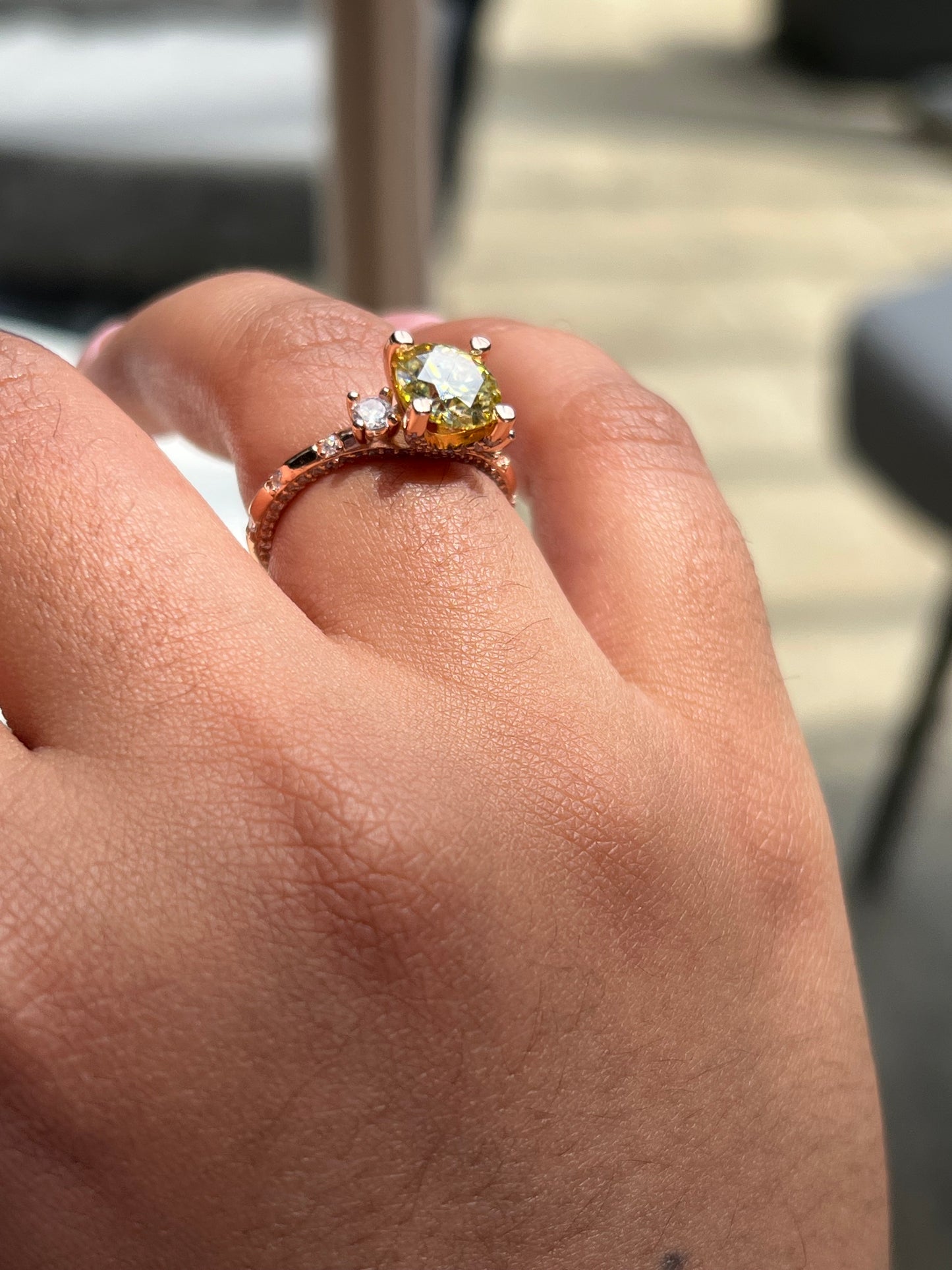 Chloe Ring Moissanite