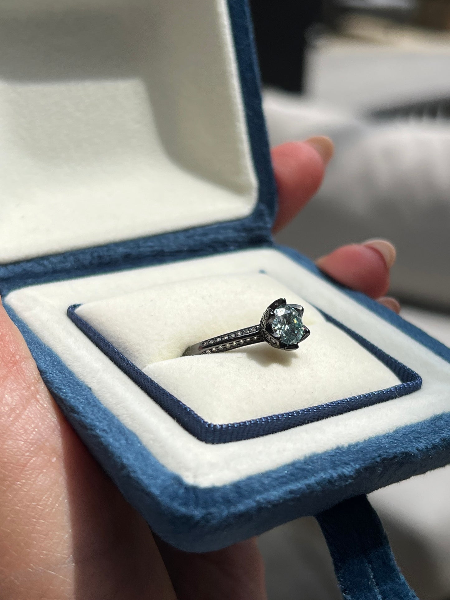 Brady Ring Moissanite