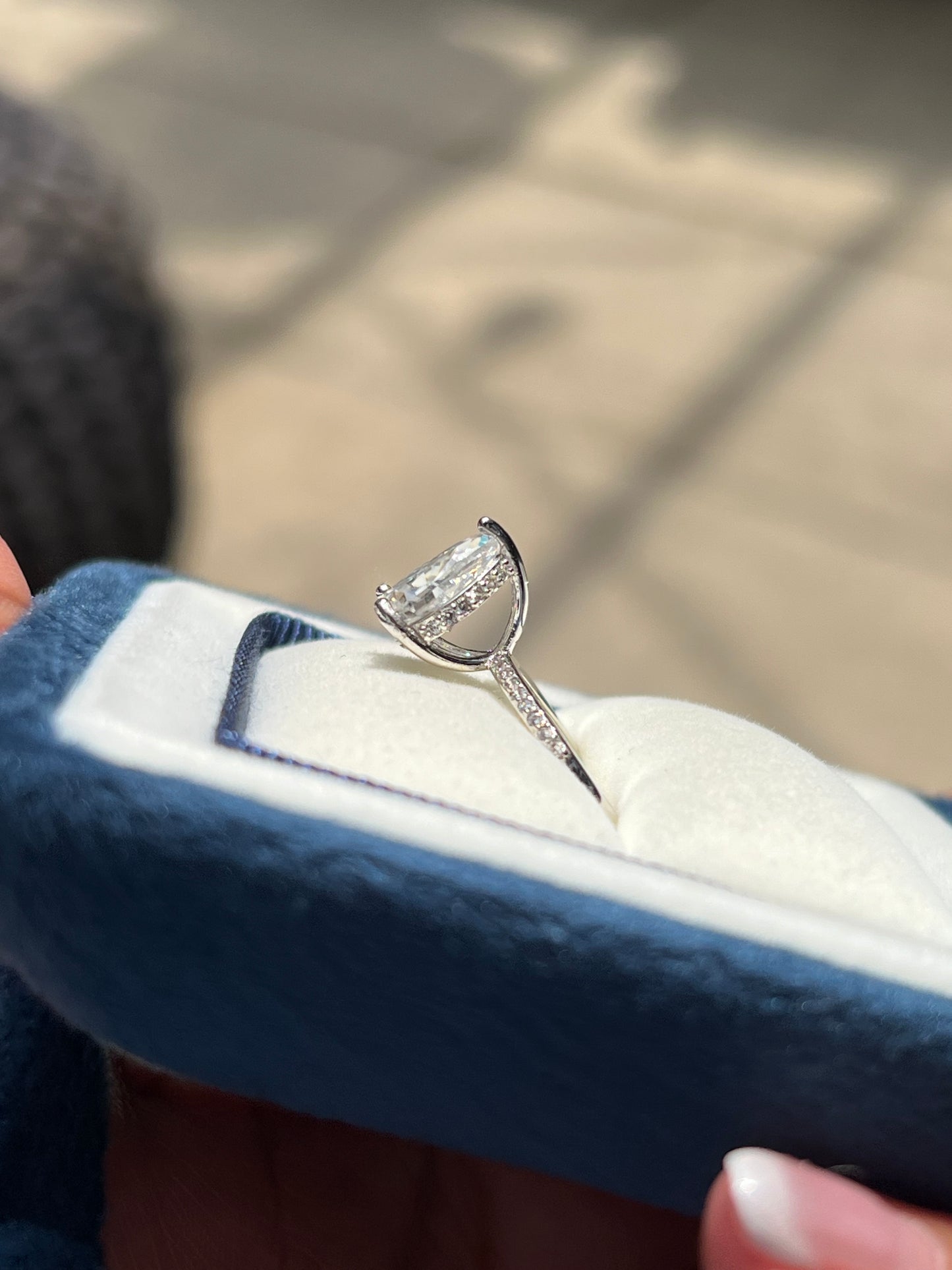 Beth Ring Moissanite