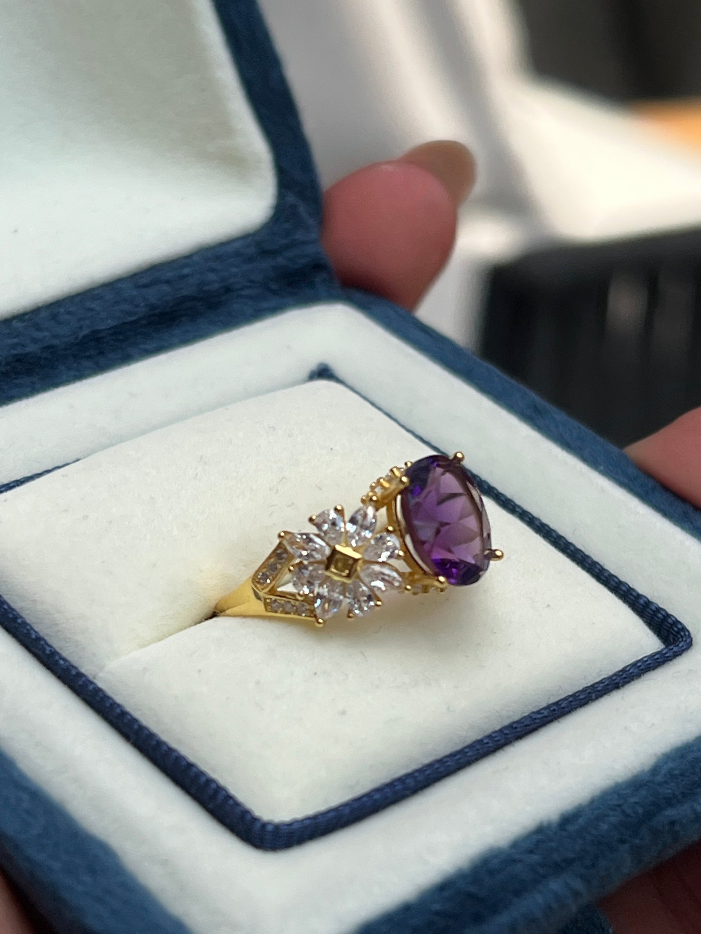 Amina Ring Amethyst