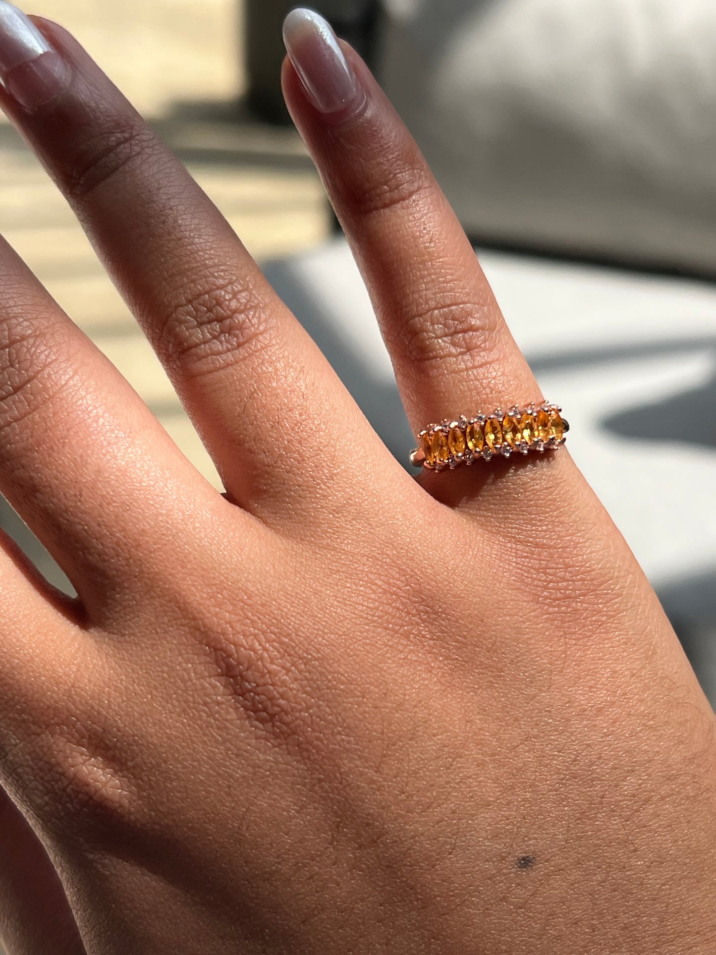 Lola Ring Garnet