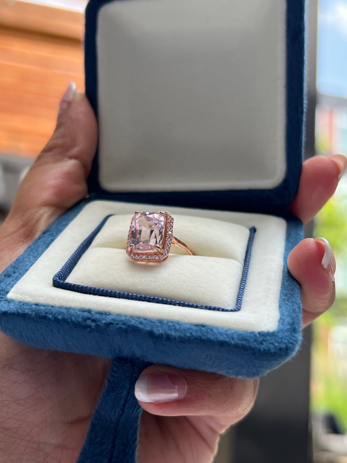 Lyra Ring Kunzite