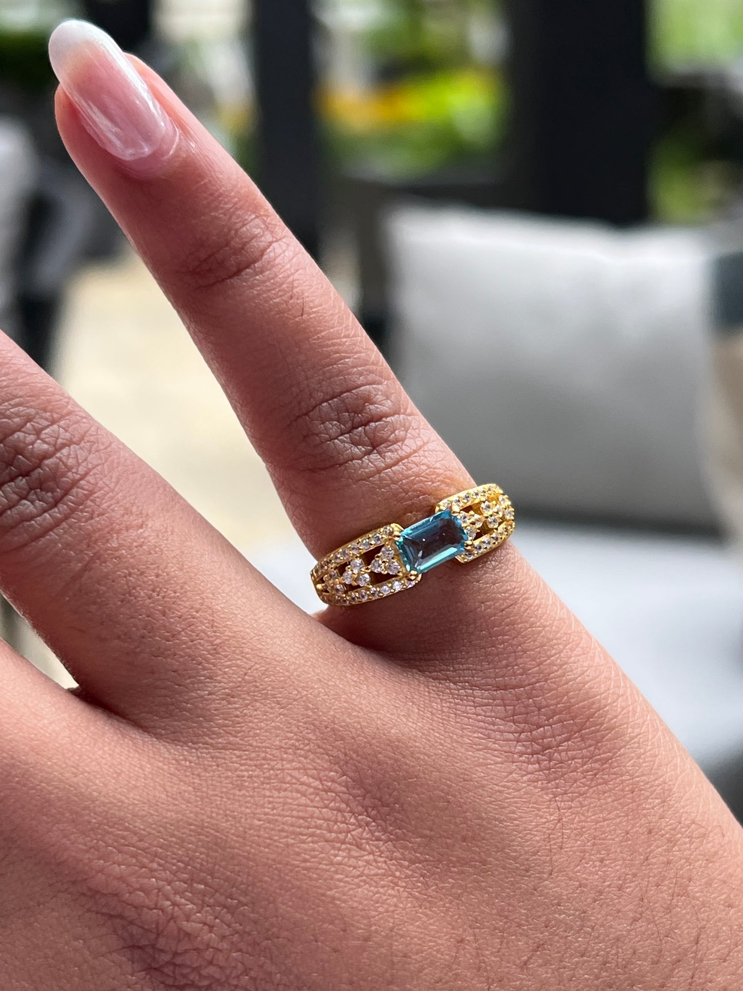 Celeste Ring Aquamarine