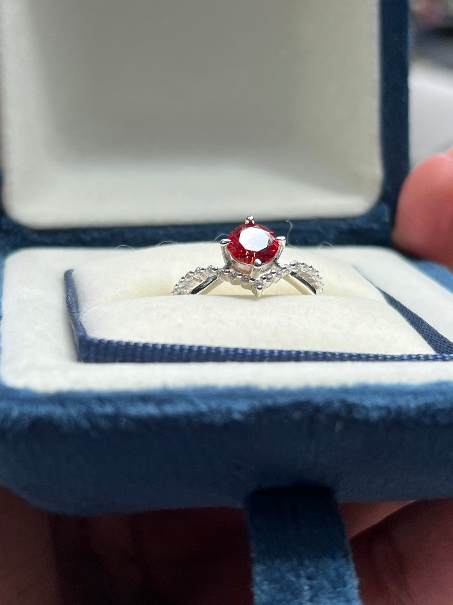 Elaine Ring Moissanite